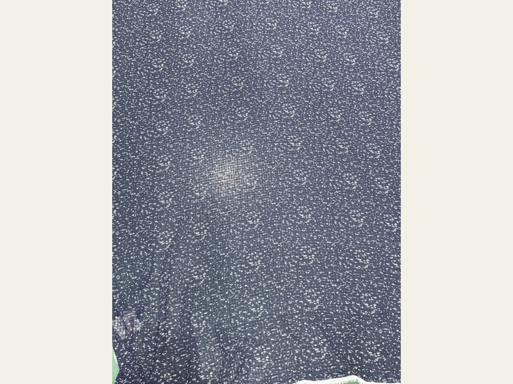 Grid Chiffon Print