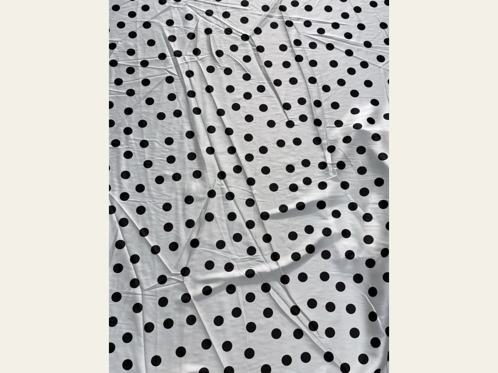 Acetate Linen-Look Print