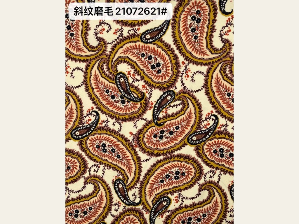Brushed Twill Paisley Print 21072621